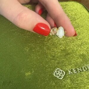 Kendra Scott Gold and White Ring